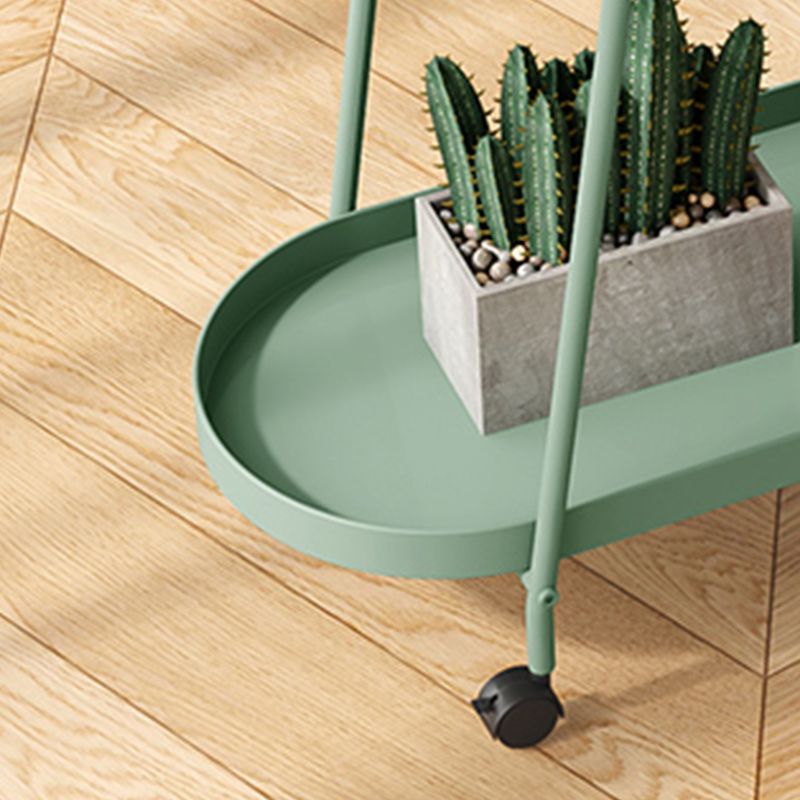 25.19" Tall Metal Side Table Oval 4 Legs Sofa Side Accent Table Clearhalo 'Coffee & Accent Tables' 'End & Side Tables' 'end_side_tables' 'furn' 'furn_end_side_tables' 'Furniture' 'Living Room Furniture' 1200x1200_9f2648e1-f984-4228-ad24-2a8bd0311e1d