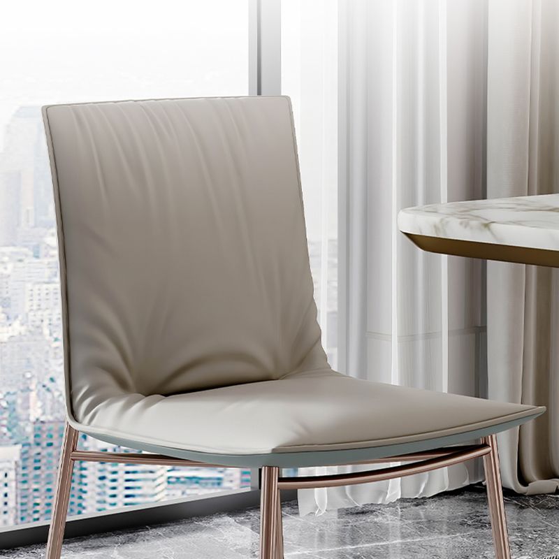 Glam Style Dining Chair Upholstered Side Chair for Living Room Clearhalo 'Dining Chairs' 'Dining Tables & Seating' 'dining_chair' 'furn' 'furn_dining_chair' 'Furniture' 'Kitchen & Dining Furniture' 1200x1200_9f2ad2c1-cd38-420c-9005-d45664170c60