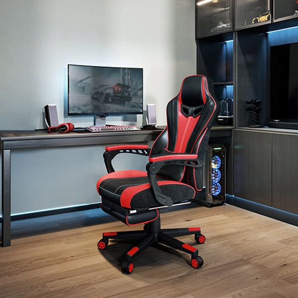 28"W Contemporary Swivel Chair Tilt Mechanism Upholstered Arm Chair Clearhalo 'furn' 'furn_office_chair' 'Furniture' 'Office Chairs' 'Office Furniture' 'office_chair' 1200x1200_9f2c5654-505a-4710-ae5d-2cf1d6d3bbf7