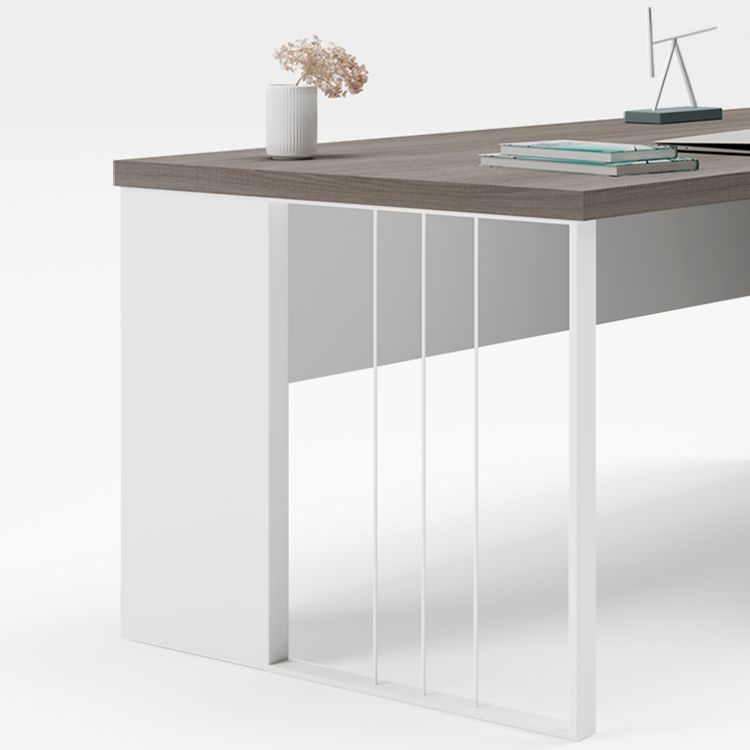 Rectangular and L-Shape Computer Desk Contemporary Manufactured Wood Desktop Desk Clearhalo 'furn' 'furn_office_desk' 'Furniture' 'furniture_office_desk' 'Office Desks' 'Office Furniture' 'office_desk' 1200x1200_9f2df3ba-a21a-4c46-a986-8b7f9ed2ccf4