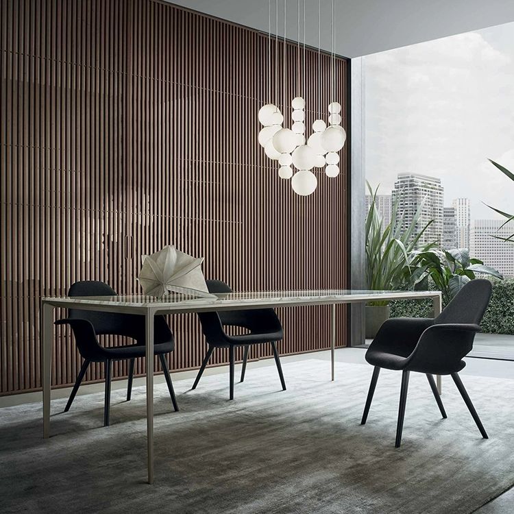 Modern Style Sintered Stone Table 4 Legs Aviation Aluminum Base Rectangle Table for Home Clearhalo ' dining_table' 'Dining Tables & Seating' 'Dining Tables' 'furn' 'furn_dining_table' 'Furniture' 'furniture_dining_table' 'Kitchen & Dining Furniture' 'kitchen&dining_furn' 'kitchen' 'kitchen_dining_table' 1200x1200_9f2ec64d-b811-40a2-9975-eadf7174a49d