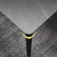 Rectangle Traditional Luxury Table Sintered Stone Table with 4 Black Legs Clearhalo ' dining_table' 'Dining Tables & Seating' 'Dining Tables' 'furn' 'furn_dining_table' 'Furniture' 'furniture_dining_table' 'Kitchen & Dining Furniture' 'kitchen&dining_furn' 'kitchen' 'kitchen_dining_table' 1200x1200_9f2ee330-2bb3-4435-bbc2-b2884adcb07d