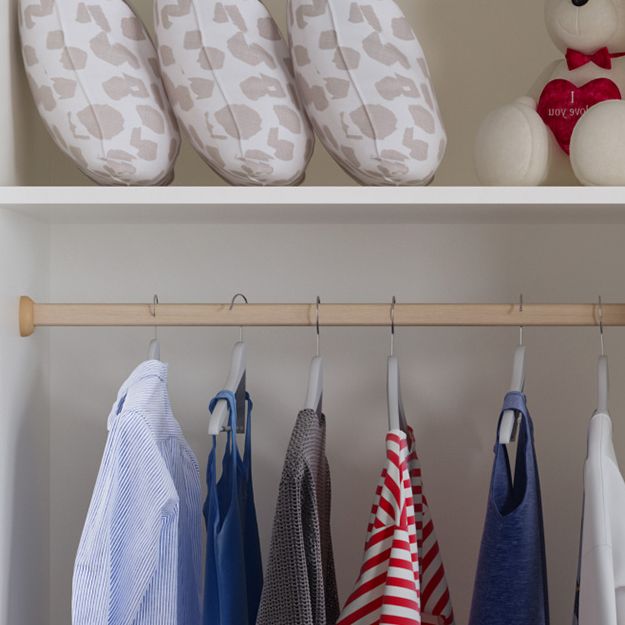 Eigentijdse stijl garderobe witte kleur houten slaapkamer garderobe kast