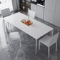 Metal Contemporary Rectangular Table White Sintered Stone Dining Table with 4 Legs Clearhalo ' dining_table' 'Dining Tables & Seating' 'Dining Tables' 'Furniture' 'furniture_dining_table' 'Kitchen & Dining Furniture' 'kitchen&dining_furn' 'kitchen' 'kitchen_dining_table' 1200x1200_9f37328f-d4b4-489a-bc52-35789ed6dd1c
