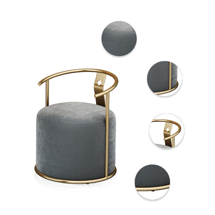 Glam Black Sintered Stone Dining Table Set Round 1/2/3/4/5 Pieces Dining Set Clearhalo 'Dining Room Sets' 'Dining Tables & Seating' 'dining_room_set' 'furn' 'furn_dining_room_set' 'Furniture' 'Kitchen & Dining Furniture' 1200x1200_9f37d36f-b160-475f-8dc5-fa38d4c276aa