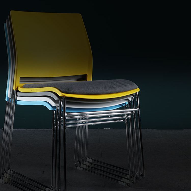 Modern Style Task Chair Plastic Armless Office Chair with Metal Legs Clearhalo 'furn' 'furn_office_chair' 'Furniture' 'furniture_office_chair' 'Office Chairs' 'Office Furniture' 'office_chair' 1200x1200_9f3899cc-d376-4df6-b142-d67e4eb68850