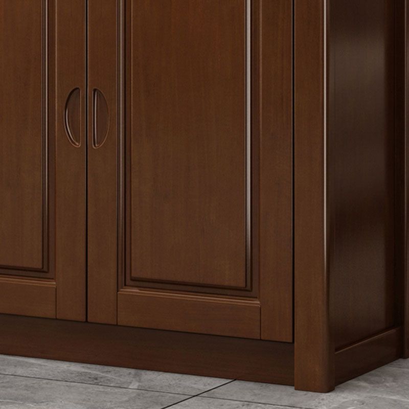 Massive Holzregale waren moderner Akzentschrank für Wohnzimmer