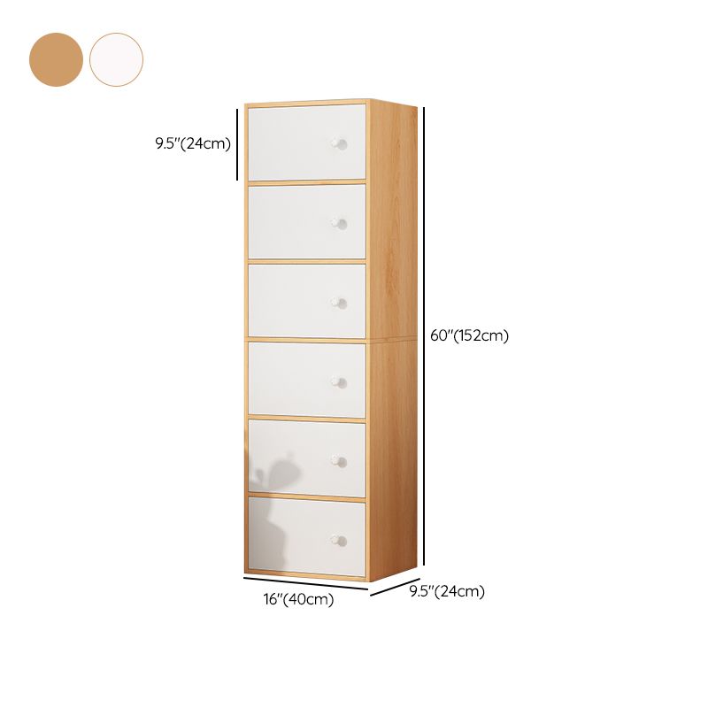 Minimalist Wooden Accent Cabinet Rectangle Storage Cabinet with Drawer Clearhalo 'Cabinets & Chests' 'cabinets_chests' 'furn' 'furn_cabinets_chests' 'Furniture' 'Living Room Furniture' 1200x1200_9f3b7352-e6bc-4db4-9c4b-89da898ac3a3