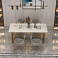 Traditional Luxury Dining Table Sintered Stone Table with Gold Frame for Home Use Clearhalo ' dining_table' 'Dining Tables & Seating' 'Dining Tables' 'furn' 'furn_dining_table' 'Furniture' 'furniture_dining_table' 'Kitchen & Dining Furniture' 'kitchen&dining_furn' 'kitchen' 'kitchen_dining_table' 1200x1200_9f3d2f82-42da-4be1-9e17-a01c5d24ec07