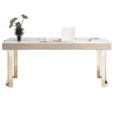 Bureau de bureau de gestion du câble avec tiroirs écrivant un bureau de bureau pour la maison