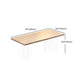 Modern Solid Wood Tabletop Dining Table for Small Space Acrylic Base Clearhalo 'Dining Tables & Seating' 'Dining Tables' 'dining_table' 'furn' 'furn_dining_table' 'Furniture' 'Kitchen & Dining Furniture' 1200x1200_9f40e451-2cd4-4de3-9854-bc2c06411c63