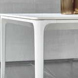 Table à manger blanche de style moderne