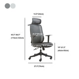 Contemporary Arm Chair Adjustable Seat Height Pillow Included Office Chair Clearhalo 'furn' 'furn_office_chair' 'Furniture' 'Office Chairs' 'Office Furniture' 'office_chair' 1200x1200_9f429e36-c853-4f48-a97e-b5779ab0b2b9