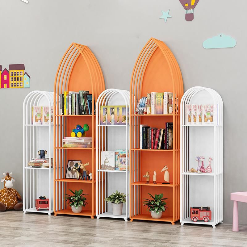 Libris de bibliothèque métallique standard Bibliothèque à dos fermé contemporain avec étagères