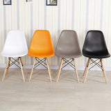 Glam Style Plastic Side Chair Matte Finish Solid Back Dining Chair for Home Use Clearhalo ' kitchen&dining_furn' 'Dining Chairs' 'Dining Tables & Seating' 'dining_chair' 'Furniture' 'furniture_dining_chair' 'Kitchen & Dining Furniture' 'kitchen' 1200x1200_9f446f0e-2af7-47e1-aafa-f9be2e37d286