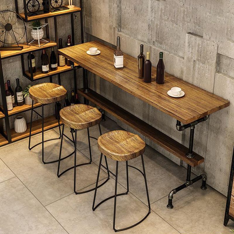 1/4/7 Pieces Counter Height Pub Set Industrial Wood Counter Set Clearhalo 'Bar Furniture' 'furn' 'furn_home_bar_bar_sets' 'Furniture' 'Home Bars & Bar Sets' 'home_bar_bar_sets' 'Kitchen & Dining Furniture' 1200x1200_9f461fc8-aa03-49da-8573-ec1f06d4d968