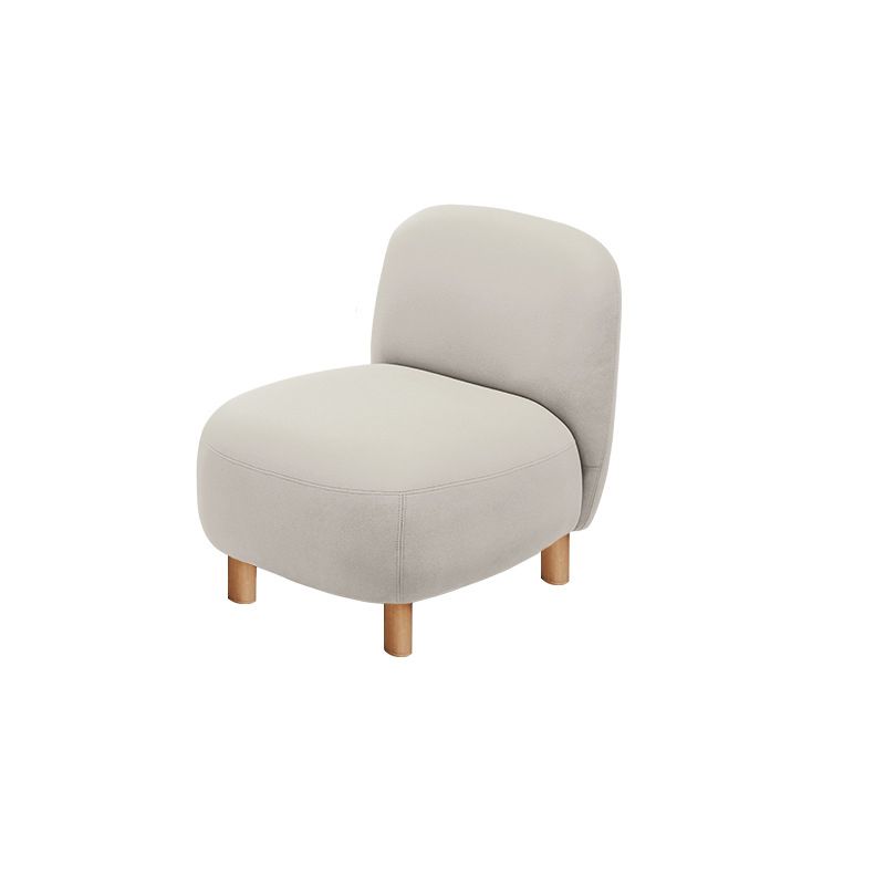 Cushioned Backrest Sponge Padded Fabric Beige/orange/dark Green Sofa Clearhalo 'furn' 'furn_sofas' 'Furniture' 'furniture_sofas' 'kitchen' 'kitchen_sofas' 'Living Room Furniture' 'Sofa' 'sofas' 1200x1200_9f477c0b-01e4-496e-a665-42ec3cf48199