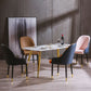 Glam Style Metal Dining Chairs Matte Finish Dining Arm Side Chair for Kitchen Clearhalo ' kitchen&dining_furn' 'Dining Chairs' 'Dining Tables & Seating' 'dining_chair' 'furn' 'furn_dining_chair' 'Furniture' 'furniture_dining_chair' 'Kitchen & Dining Furniture' 'kitchen' 1200x1200_9f48cc8e-0ac8-4623-ab89-2e10c085accc
