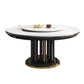Modern Round Dining Table Sintered Stone Dinner Table for Dining Room Clearhalo 'Dining Tables & Seating' 'Dining Tables' 'dining_table' 'furn' 'furn_dining_table' 'Furniture' 'Kitchen & Dining Furniture' 1200x1200_9f48d1ca-8093-4860-9089-126c504fada0