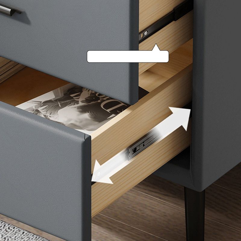 現代的なアクセントテーブルナイトスタンド引き出しストレージナイトスタンド