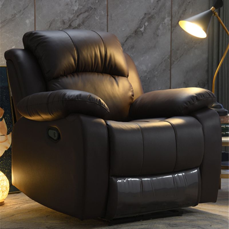 Manuale in pelle finta- Leva standard Recliner Metal Frame Recliner