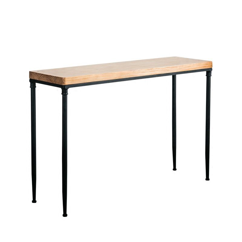 Ensemble de table de bar de style industriel, 1/2/3 pièces, table de bar rectangulaire avec tabourets hauts
