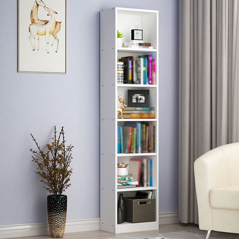 Modern Style Bookcase Closed Back Rectangular Shelf Bookcase for Study Room Clearhalo 'Bookcases' 'furn' 'furn_bookcases' 'Furniture' 'furniture_bookcases' 'kitchen' 'kitchen_bookcases' 'Living Room Furniture' 'Office Furniture' 1200x1200_9f5466df-a55c-4132-80d5-c6622ab21d27