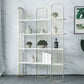 Modern Bookshelf Metal Open Shelf Bookcase with Shelves for Living Room