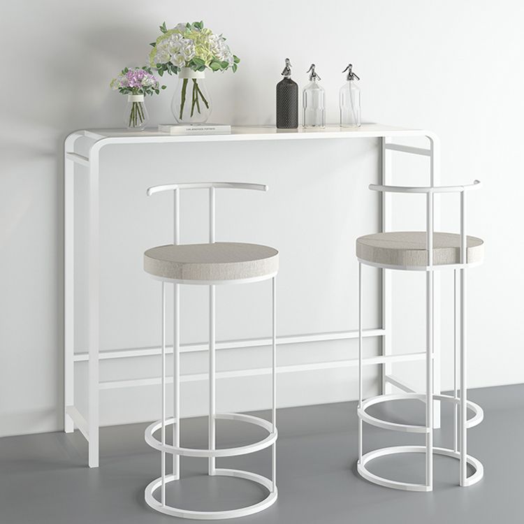 Modern Bar Dining Table Rectangle Indoor Bar Stool Table with Footrest Clearhalo 'Bar Furniture' 'Bar Tables' 'bar_tables' 'furn' 'furn_bar_tables' 'Furniture' 'Kitchen & Dining Furniture' 1200x1200_9f591c05-4b6e-4ec3-9d67-498205cc4f42