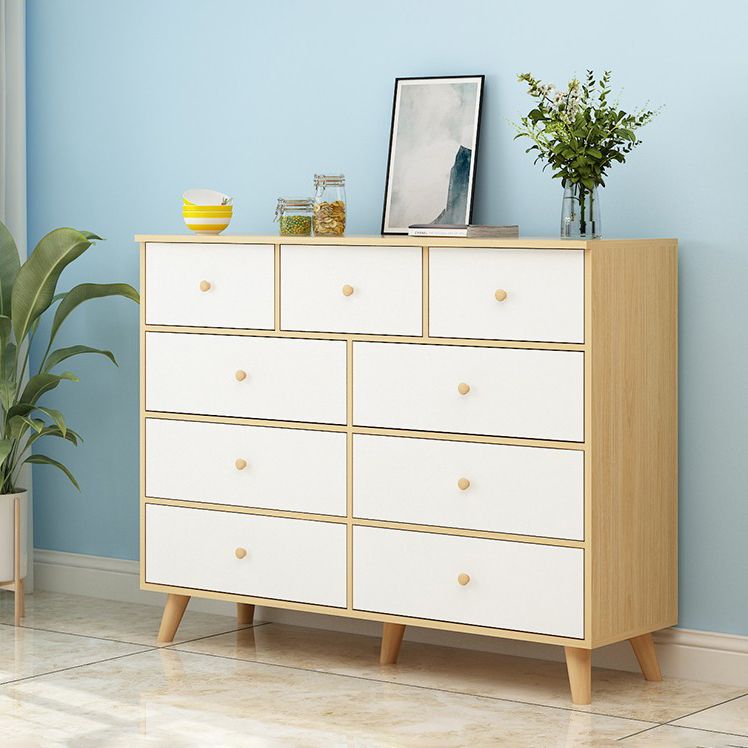 Modern Engineered Wood Sideboard Simple Buffet Table with Drawer for Living Room Clearhalo 'buffet_sideboard' 'Buffets & Sideboards' 'furn' 'furn_buffet_sideboard' 'Furniture' 'furniture_buffet_sideboard' 'Kitchen & Dining Furniture' 1200x1200_9f5a2529-d870-4214-bae1-e90f898cdb4b