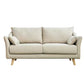Loose Back Sloped Arm Sofa Nordic 30.7" H Linen Slipcovered Sofa Clearhalo 'Furniture' 'furniture_sofas' 'kitchen' 'kitchen_sofas' 'Living Room Furniture' 'Sofa' 'sofas' 1200x1200_9f5b65b4-dbcb-4055-a6a6-0a3689e0dcd8