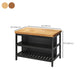 Industrial Kitchen Island Solid Wood Kitchen Island Table with Open Storage Clearhalo 'furn' 'furn_kitchen_islands_carts' 'Furniture' 'Kitchen & Dining Furniture' 'Kitchen Islands & Carts' 'kitchen_islands_carts' 1200x1200_9f5d30c6-da28-44bc-b3ee-b70a652595b0