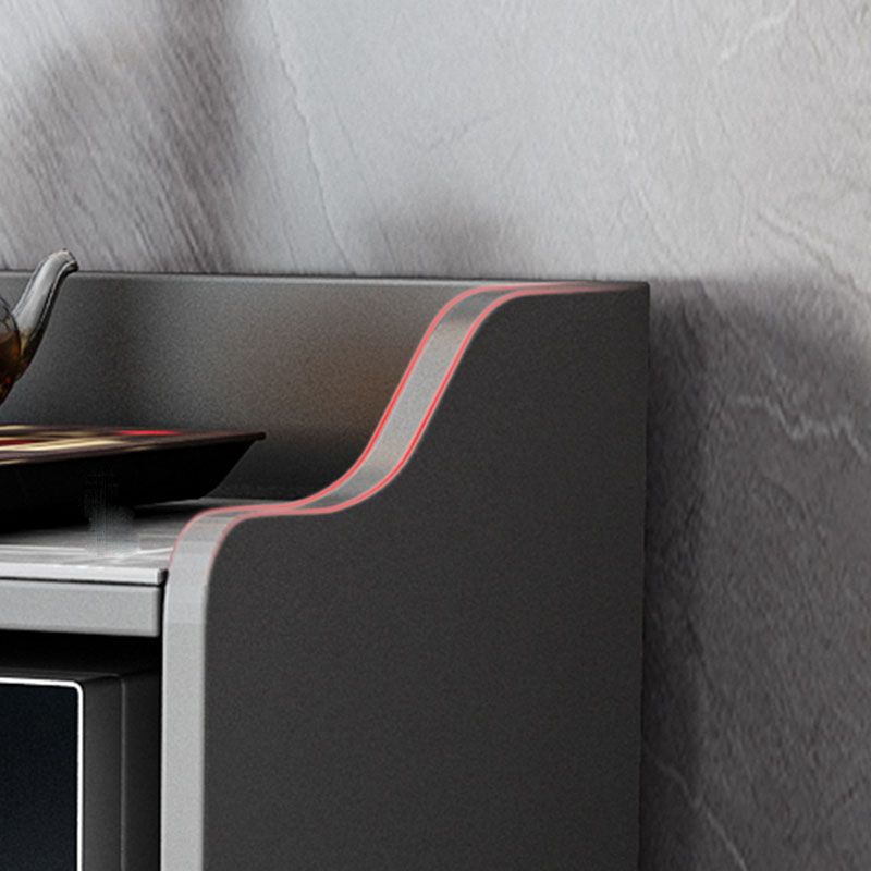 Server da pranzo bianco pietra top glam sideboard in legno finto per cucina