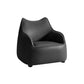 Modern Barrel Chair Genuine Leather Chair with Black Legs for Bedroom Clearhalo 'Accent Chairs' 'accent_chairs' 'Chairs & Seating' 'furn' 'furn_accent_chairs' 'Furniture' 'Living Room Furniture' 1200x1200_9f5d3d6a-be46-4dea-9683-6b6915aa1443