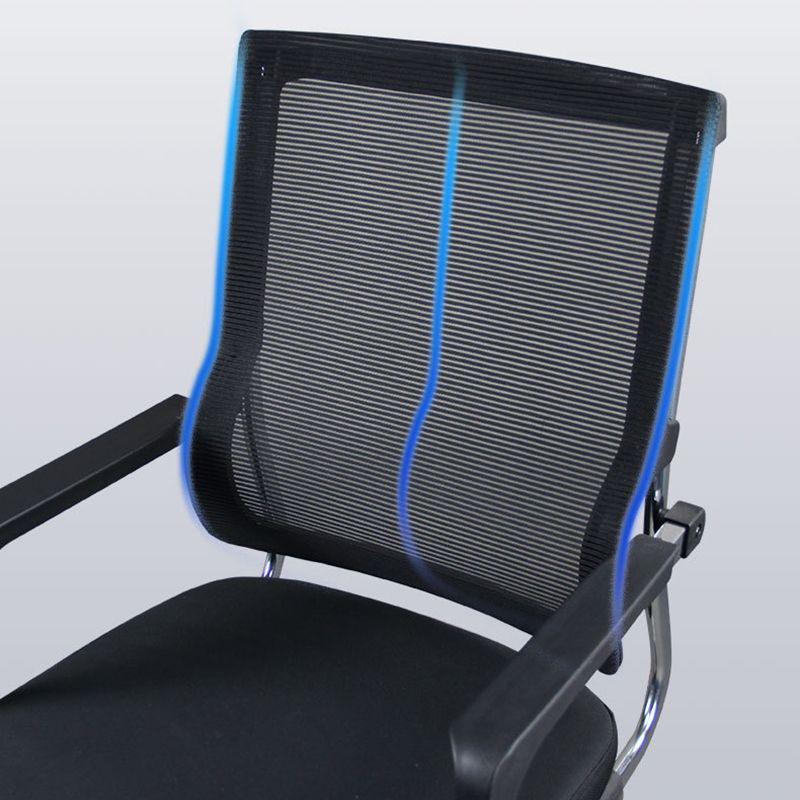 Modern Fixed Arms Office Chair Breathable AirGrid No Wheels Desk Chair Clearhalo 'furn' 'furn_office_chair' 'Furniture' 'Office Chairs' 'Office Furniture' 'office_chair' 1200x1200_9f5edad3-5a10-4106-8a4a-2687b9116b42
