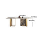 Nordic Glam Rectangle Sintered Stone Table Set 1/4/5/6/8 Pieces Dining Set Clearhalo 'Dining Room Sets' 'Dining Tables & Seating' 'dining_room_set' 'furn' 'furn_dining_room_set' 'Furniture' 'Kitchen & Dining Furniture' 1200x1200_9f617a90-5a68-4139-8e5a-872b7b50d9de