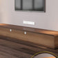 Console TV scandinava Console multimediale TV in legno con cassetti