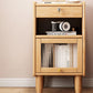 1 Drawer Contemporary Night Table 1 Door Nightstand with Legs ,21.7" Tall Clearhalo 'Bedroom Furniture' 'furn' 'furn_night_stand' 'Furniture' 'night_stand' 'Nightstands' 1200x1200_9f655d55-6439-4be1-b7b1-da6a8e947710