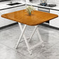 MDF Modern Square Dining Room Table Matte Finish Pedestal Table for Home Clearhalo ' dining_table' 'Dining Tables & Seating' 'Dining Tables' 'furn' 'furn_dining_table' 'Furniture' 'furniture_dining_table' 'Kitchen & Dining Furniture' 'kitchen&dining_furn' 'kitchen' 'kitchen_dining_table' 1200x1200_9f664ca8-4284-49ec-b816-77b01ca70bb4