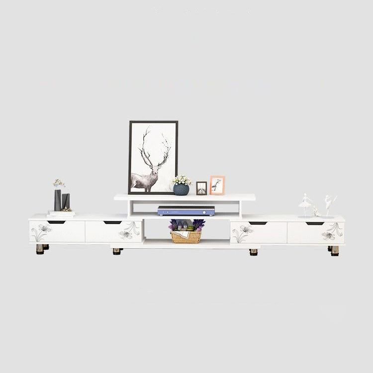 スカンジナビアのテレビメディアスタンドエンジニアリングウッドテレビスタンドコンソール