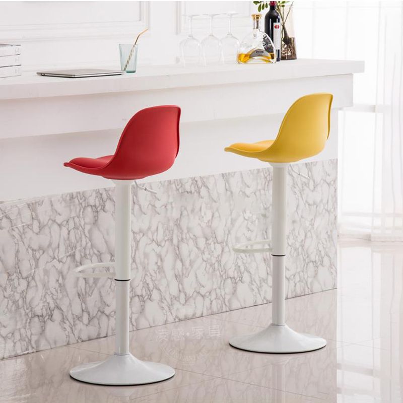 Modern Style Single Bar-stool with Adjustable Height Bucket Seat for Counter Kitchen Clearhalo 'Bar Furniture' 'Bar Stools' 'bar_stools' 'furn' 'furn_bar_stools' 'furniture_bar_stools' 'Kitchen & Dining Furniture' 'kitchen&dining_furn' 'kitchen' 'kitchen_furn' Furniture' 1200x1200_9f67770a-5c2b-4885-bc6c-4ca243d008f4