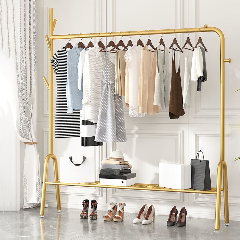 Fancy Hall Tree Hermoso árbol de entrada de metal con estante de almacenamiento de ganchos