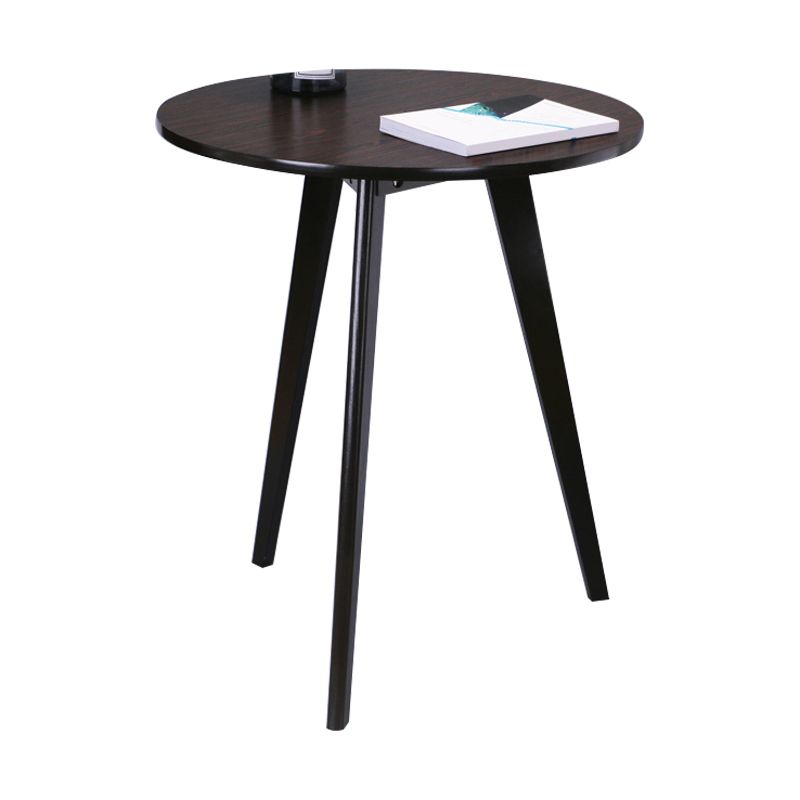 Scandinave 23,6 "/27,5" Table d'appoint en bois rond 3 Table de fin de jambes