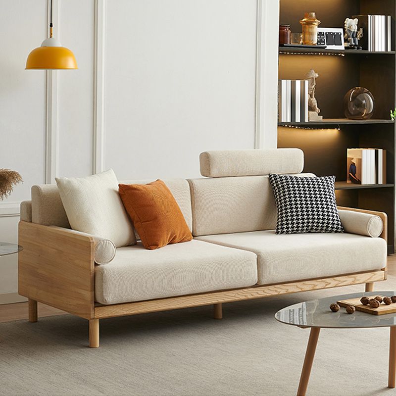 Contemporary Pillow Top Back Standard Pillow Top Arm Stationary Sofa