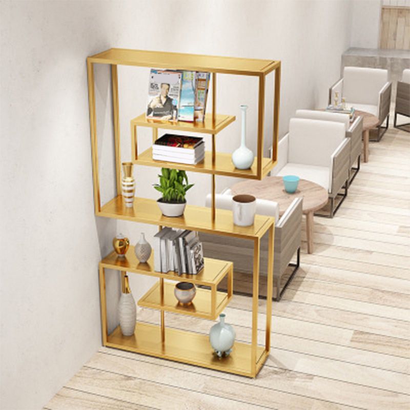 Libreria di scaffali antichi scandinavi libreria in metallo