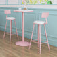 Modern Style Iron Bar Stool with Footrest Milk Tea Shop Pink Bar Stool 30 Inches Clearhalo 'Bar Furniture' 'Bar Stools' 'bar_stools' 'furn' 'furn_bar_stools' 'furniture_bar_stools' 'Kitchen & Dining Furniture' 'kitchen&dining_furn' 'kitchen' 'kitchen_furn' Furniture' 1200x1200_9f74c24d-404f-4629-bcda-5dfa25a0f61e