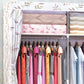 Contemporary Wardrobe Armoire Metal Wardrobe Cabinet - 51.18 x 18.11 x 66.14 Inches Clearhalo 'Armoires & Wardrobes' 'armoires_wardrobes' 'Bedroom Furniture' 'furn' 'furn_armoires_wardrobes' 'Furniture' 1200x1200_9f7665f0-e1e9-4286-a2d1-26a89ee75597