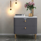Stone Bed Nightstand Contemporary Bedside Cabinet with 2 Drawers Clearhalo 'Bedroom Furniture' 'furn' 'furn_night_stand' 'Furniture' 'night_stand' 'Nightstands' 1200x1200_9f7b1819-1a4d-43a7-a246-b128eadfbb92