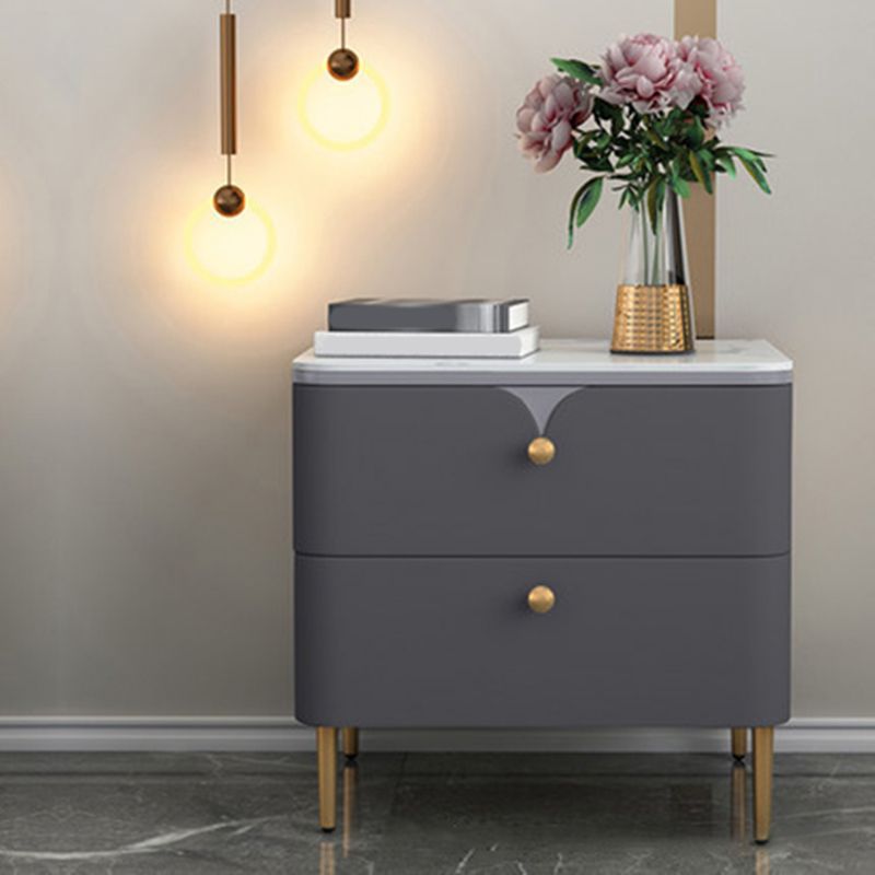 Stone Bed Nightstand Contemporary Bedside Cabinet with 2 Drawers Clearhalo 'Bedroom Furniture' 'furn' 'furn_night_stand' 'Furniture' 'night_stand' 'Nightstands' 1200x1200_9f7b1819-1a4d-43a7-a246-b128eadfbb92