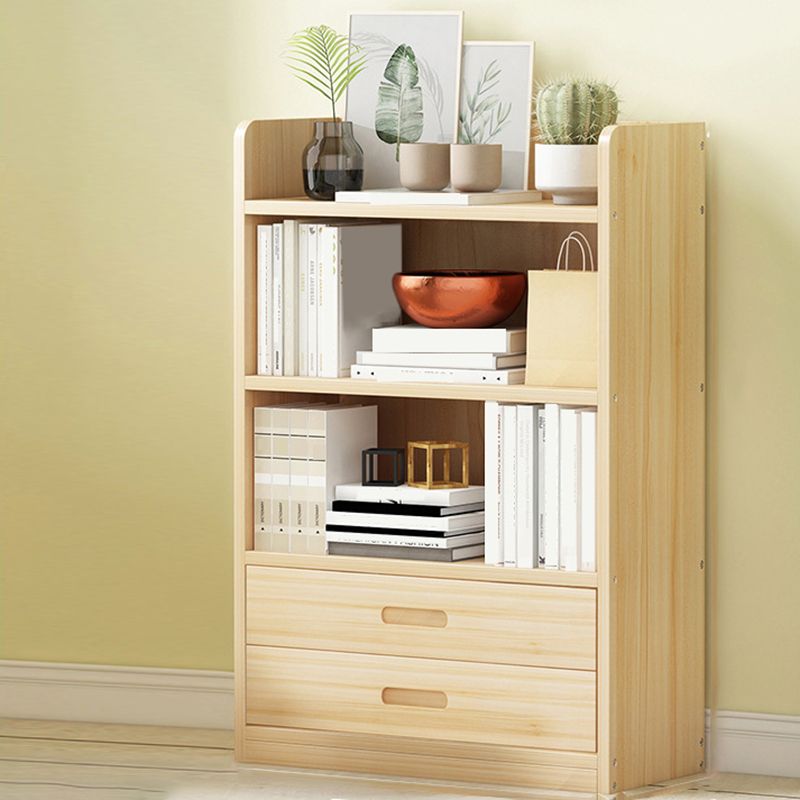 Wooden Shelf Bookcase Contemporary Book Shelf for Studying Room